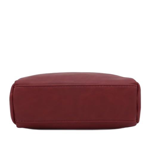 Image of FashionPuzzle Triple Zip Small Crossbody Bag