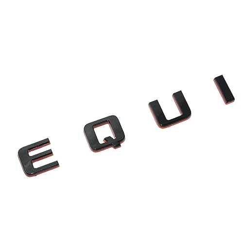 Image of 2X Equinox Front Door Nameplate Letter Logo 3D Badge Emblem Sport Replacement for Equinox (Redline)