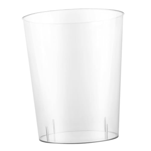 Cubo de basura transparente rectangular Mobestech plástico miniatura 1