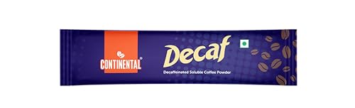 Image of Continental Decaf | Instant Decaffeinated Coffee - 2gm x 25 Sachets | 50gm | Premium Freeze Dried Coffee | Rich & Smooth Flavor | No Caffeine - Pure Taste