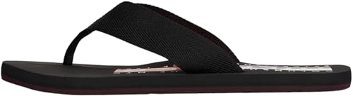 Tommy Hilfiger Chanclas Hombre Corporate Beach Sandal ancha sandalias de dedo, Negro (Black), 41