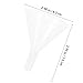 HOODANCOS 20pcs Laboratory Funnel Set with Short Stem 60mm, Plastic Scientific Filling Funnels for Bottles, Lab and Industrial Use