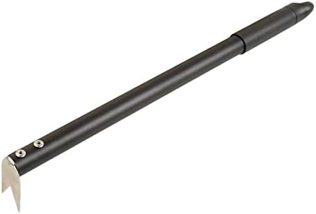 Turning Pizza Forks Aluminium Alloy Handle Bakeware Lightweight Easy Transfer Sturdy, Black