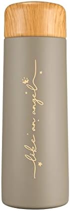 Small Flask, BPA Free Vacuum Stainless Steel Insulated Water Bottles, Keep Drink, Milk & Cocoa Hot for 6 Hours, No Sweating, Mini Coffee Cup for Handbag or Lunch Bag (150ml White)