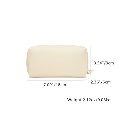 Image of Pencil Case Durable Oxford Pencil Pouch for Pens School Supplies (Cream,Oxford)