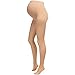 Herzmutter 20DEN Umstandsstrumpfhose - Transparente, matte Schwangerschaftsstrumpfhose-Nylon - Beige-Hautfarben - dehnbarer Baucheinsatz - 1er & 2er-Set - 1200 (M-L, Beige-Hell)