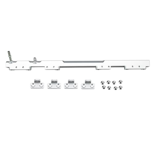Riel de combustible para Jeep Cherokee XJ y Wrangler de aluminio billet plateado
