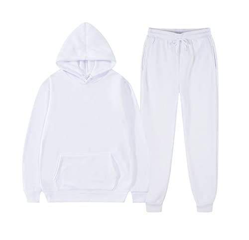 Sweat à capuche pour femme et pantalon pour homme ensemble détente