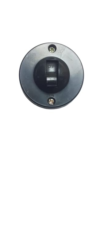 Generic Porcelain Base Vintage/Old Type 6Amp (1 Way) Switch, Mechanical Push Button, ON-OFF Operation, Black-image-36