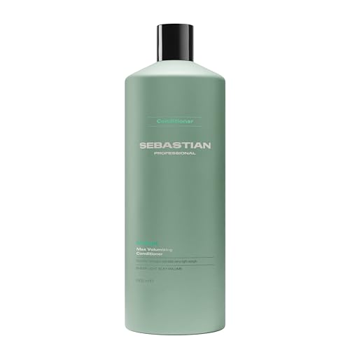 Sebastian Professional Volupt Max Volumizing Conditioner – Balsamo volumizzante che districa e liscia i capelli fini, lasciandoli morbidi, leggeri e setosi, 1L