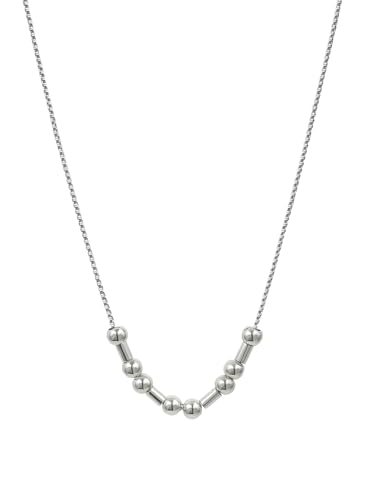 Blue Beckett Sterling Silver Custom Morse Code Necklace - Hidden Message Jewelry - Dot & Dash Sterling Silver Morse Code Necklace – Personalized Word(s) or Name – Handmade