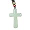 Custom Jade Cross Necklace – Natural Jade, Hand-Carved Religious Symbol, Unique Design