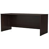 Bush Business Furniture Studio C 72W Computer Desk with Wire Management and Modesty Panel in Black Walnut, Professional Table for Home Office and Corporate Office