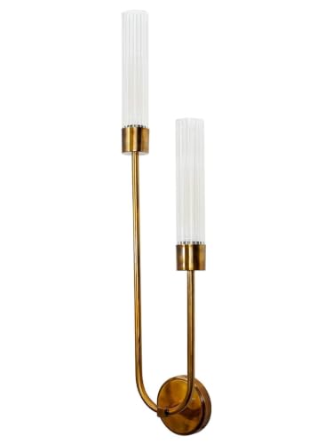 Image of Fancy Wall Light Boro 12 Flute Glass Wall Light /Wall Lamp to Decor Home /Living Room /Bedroom /Office /Dining /Cafe /Restaurants