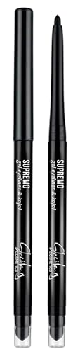 Sheila Cosmetics Supremo Eyeliner & Kajal, lápiz de ojos automático, waterproof, larga duración hasta 20H, alta pigmentación, trazo ultrapreciso, testado oftalmológicamente, 10 Intense Black, 0,33 g - imagen 6