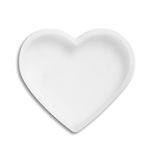Image of SNOOGG Pack of 1 Heart-Shaped Silicone Mold for Epoxy Resin Art, DIY Casting, Making Coasters, Home Decoration, Cup Mats, and Customized Craft Projects