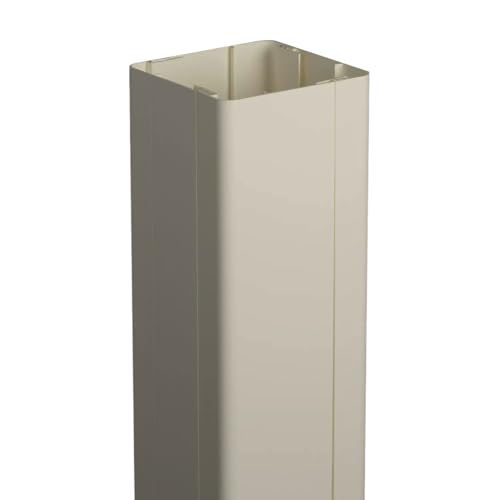 Image of Weatherables 4x4 Vinyl Post Wrap - Weatherproof Premium Outdoor Vinyl Porch Post Wrap for Quickly Refreshing Existing Deck, Patio, and Porch Posts (4 inchx4 inchx96 inch, Khaki)