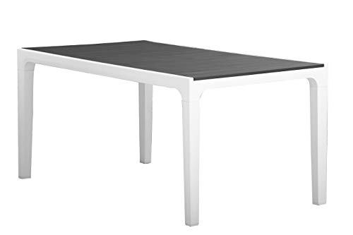 Keter 17201231 Kunststoff Tisch Harmony, Esstische in Holzoptik, Keter Gartentisch, grau, 160,5 x 94,5 cm – Bild 5