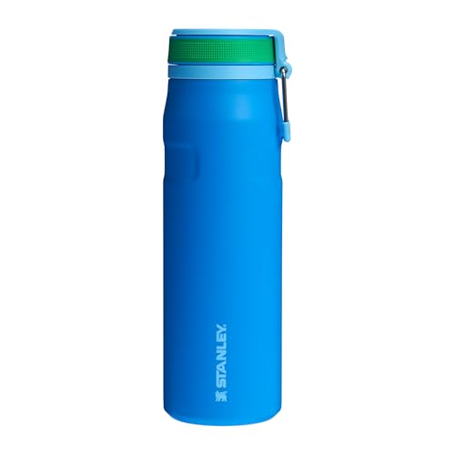 Stanley 1913 IceFlow Bottle Twist Flip 0.71L - Azure | 17 Horas Fría - Heladas 4 Días - Apta Para Lavavajillas - Botella Agua Acero Inoxidable - Sin BPA - Aislamiento Al Vacío