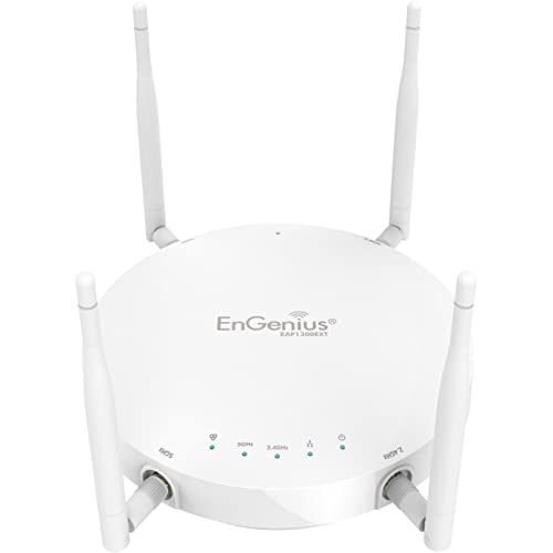 Engenius Technologies Eap1300Ext Wi-Fi 5 (802.11Ac Wave 2) 2X2 Managed Indoor Wireless Access Point Features Quad-Core Processors, Mu-Mimo, High Powered 26Dbm, Gigae Port (Mounting Kit Included) #TOP4