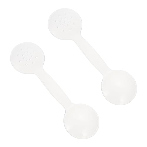 FRCOLOR 4 Pcs Optometry Eye Shield Eye Shield Convenient Vision Test Tool Eyesight Exam Optometry Tool Occluder Eye-Shielding Plate Plastic Eye Occluder Spoon Chart Pointer