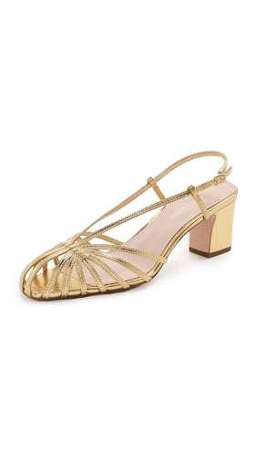 Loeffler Randall Women's Priscilla Lattice Slingback Heeled Sandals