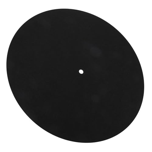 WEISUYUUS 12'' Acrylic Slip Mats for Phonograph Turntables Vinyls 2mm Mats Improve Antistatic Mats Improve Sound