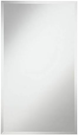 Modern 22 in. Contemporary Mirror in Clear