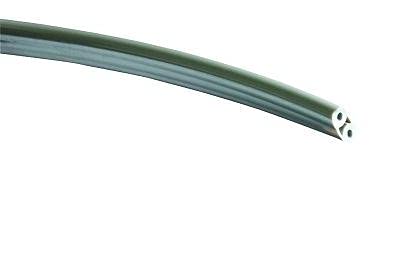 DCI International 236R 100 ft. Roll - Asepsis 2-Hole Syringe Tubing, Sterling