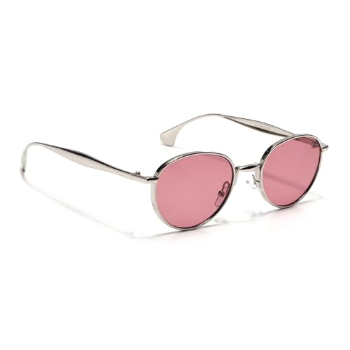 Image of Voyage Round Polarized Sunglasses for Men & Women (Black Lens | Black Frame - MG7609)