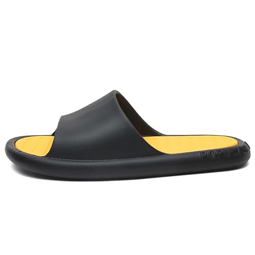 Couple anti slip quick drying home shoes, comfortable outdoor one-piece shower slippers