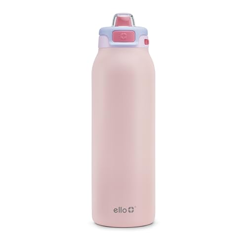Image of Ello Pop & Fill Insulated Stainless Steel Water Bottle with Quick Fill Lid, Leakproof Locking, Sip or Chug Spout, BPA-Free, Double Wall Vacuum Insulated for Sports, Travel & School- 22oz / 32oz / 40oz