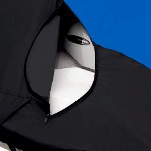 STOPBYUS Jet Ski Cover fits skis up to 139" Long 600 Denier Black and Blue semi-Custom Personal Watercraft PWC Jetski Cover