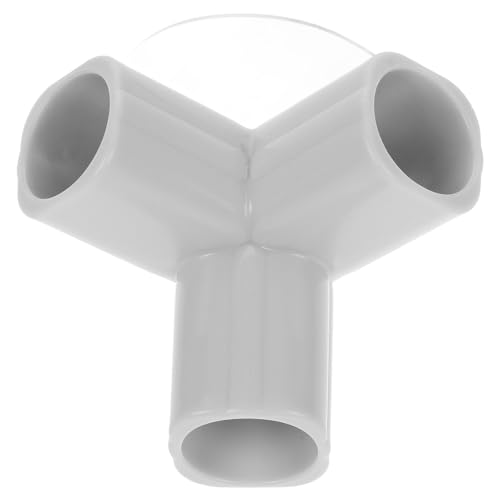 ibasenice Piezas de Esquina Ventosa para Parques Infantiles, Conectores Triángulo 22 MM, Accesorios para Puertas y Vallas de Seguridad Ñiño en Hogar