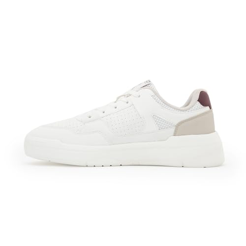 Image of Red Tape Women's Sneakers White Lilac Pu TPU Round Toe Lace-Up