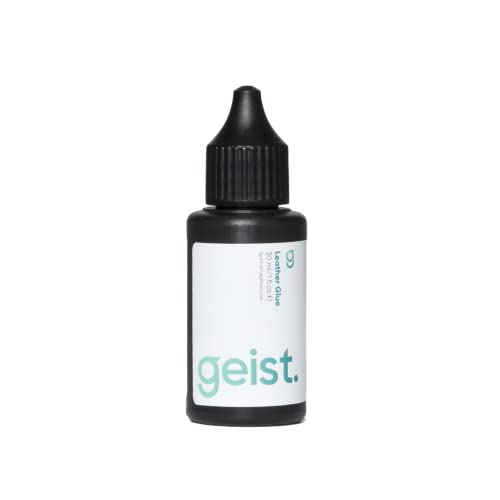 Geist. Leather Glue | Water Based & Quick Drying | to Repair tears, rips and Holes | for Leather, Vinyl, Suede, Fabric and Plastics | 30 ml / 1 fl.oz