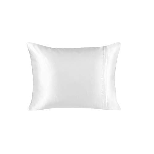 Image of BLISSFORD Luxury Satin Pillowcase for Hair - Queen Satin Pillowcase with Zipper, White (1 per Pack)