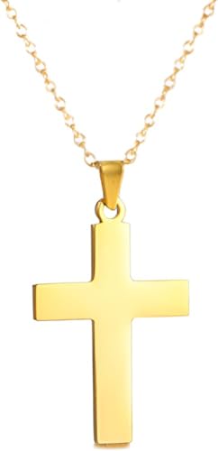 Croix avec Jésus dessus en argent, cadeau de Noël pour homme