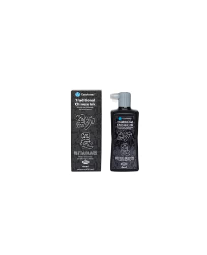 Yasutomo Chinese Ink, 180ml, Black (CY18)