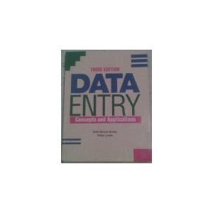 Paperback Data Entry: Concepts and Applications Book