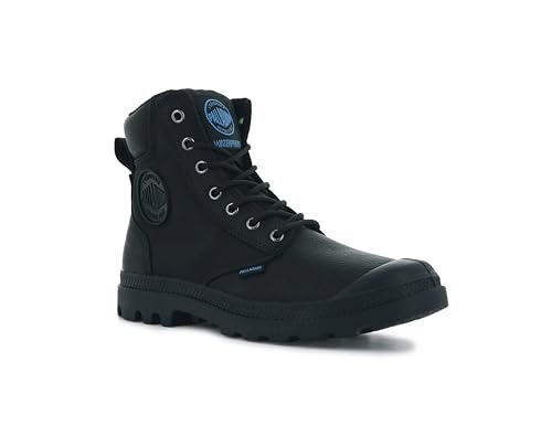 Palladium Mens Pampa Sport Cuff Waterproof Boot, Black, 10.5