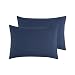 Empyrean Bedding Soft Pillow Cases - Double Brushed Microfiber Hypoallergenic Pillow Covers - Premium Bed Pillow Cases - Luxury Hotel Pillowcases - Standard Size, Set of 2 - Navy