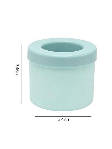 Molde de silicona para hielo 3D cilíndrico con tapa miniatura 3
