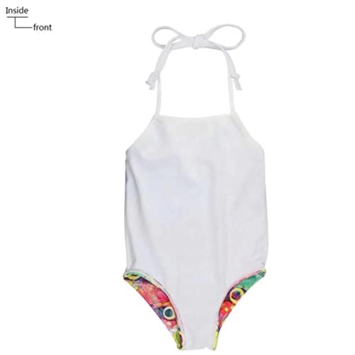SEANATIVE Toddler Girls One Piece Sport Beach Swimsuit Halter Strap Swimwear for 3-10Y2