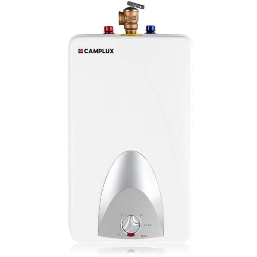 CAMPLUX Electric Mini-Tank Water Heater ME40 4.0 Gallons, Point of Use No Wait for Hot Water Under Kitchen Sink 120V 1440W, Wall or Floor Mounted, UL Listed