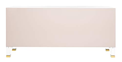 Safavieh Couture Home Saturn-Art Deco-Light Pink Acrylic 3-Door Sideboard #TOP7