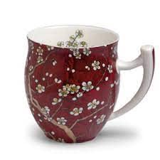 TeaLogic Teebecher Tasse Tara - Becher Teetasse mit Blütenmotiv - Fine Bone China (350 ml)
