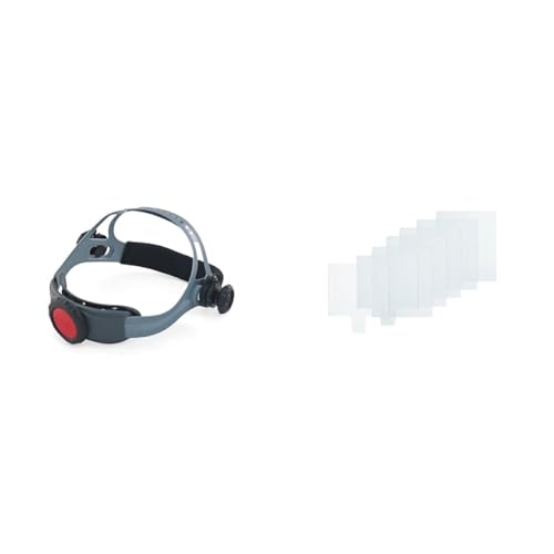 Image of JACKSON SAFETY 370 Replacement Headgear Part - Black/Grey - 20696 & Lens Plate Kit for NEXGEN 3-in-1 ADF Welding Helmet - Replacement Safety Plates - 5 Front & 2 Rear Safety Plates - 22606