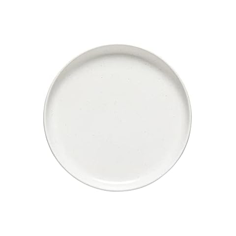 Casafina Ceramic Stoneware 11'' Dinner Plate - Pacifica Collection, Salt (White) | Microwave & Dishwasher Safe Dinnerware | Food Safe Glazing | Restaurant Quality Tableware Cover