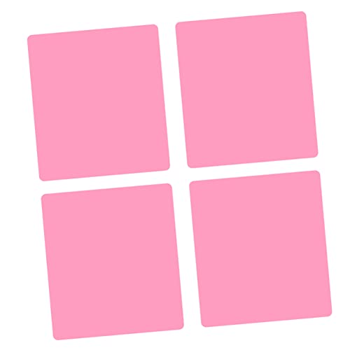 BRIGHTFUFU Non-Slip Suction Mats for Eating 4pcs Silicone Placemats Bright Colors Easy to Clean